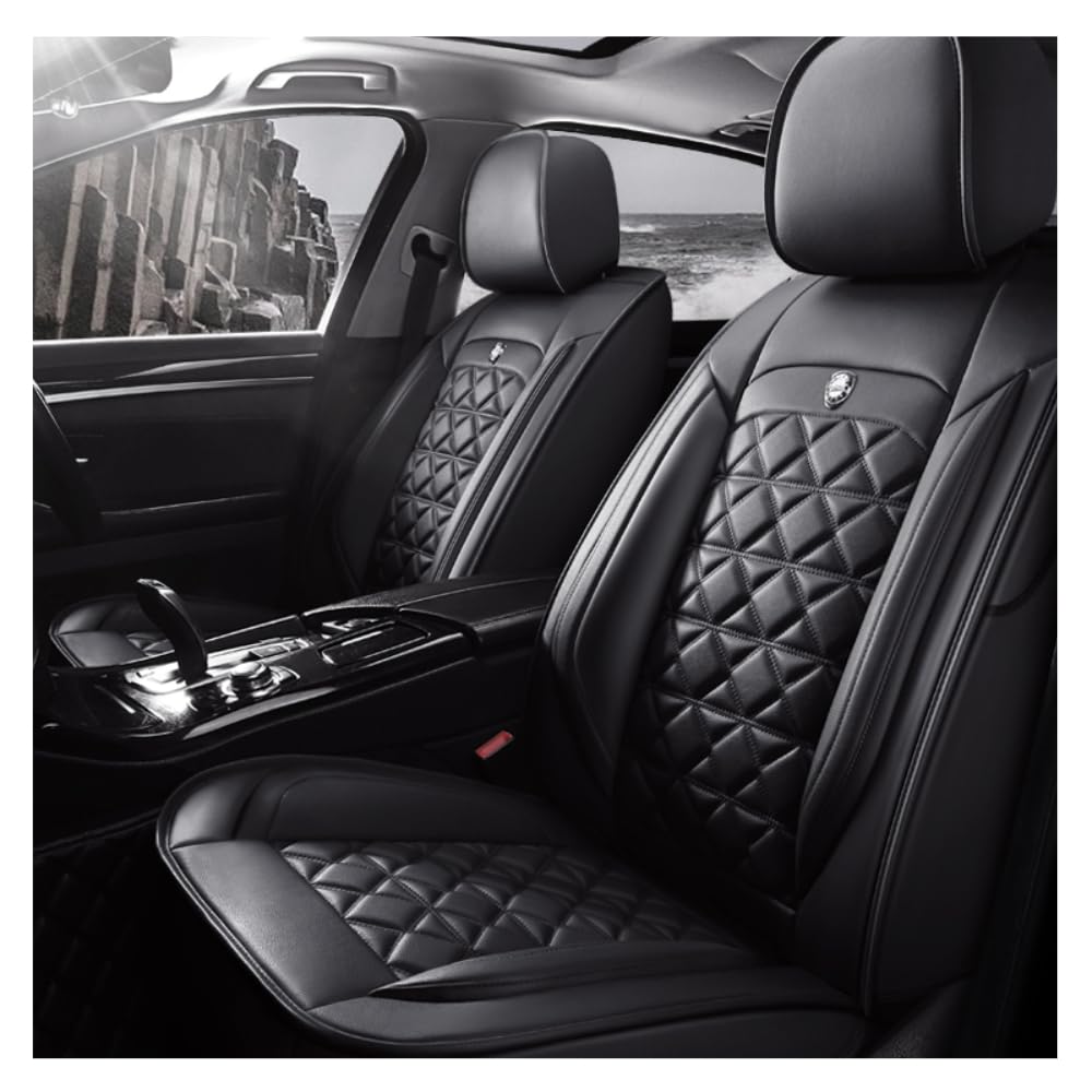 NICONC Universal Auto Sitzbezüge Schonbezüge für Benz W204 W211 W210 W124 W212 W202 W245 W163 Cla Gls Gla Glc A/B/C/E Klasse Schwarz von NICONC