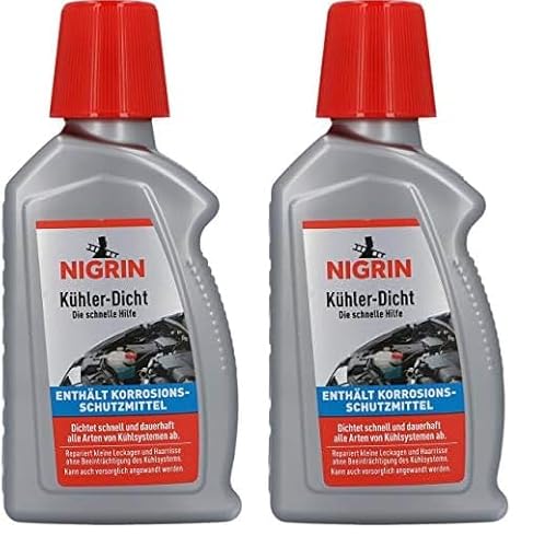 NIGRIN Kühlerdicht, dichtet schnell und dauerhaft Kühlsysteme ab, 250 ml (Packung mit 2) von NIGRIN