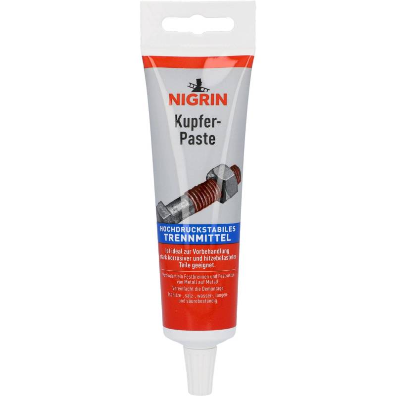 NIGRIN RepairTec Kupferpaste, hochdruckstabil, hitzebeständig, ideal zur Vorbehandlung, 100 g von NIGRIN