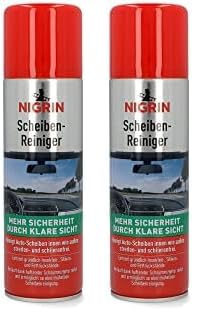 NIGRIN Scheibenreiniger-Schaum, entfernt Insekten-, Silikon und Fettrückstände, 300 ml (Packung mit 2) von NIGRIN