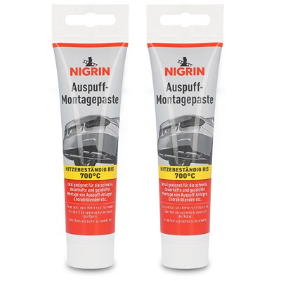 Nigrin 2x 150 g Auspuff Montagepaste [Hersteller-Nr. 74089] von NIGRIN