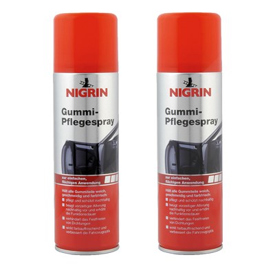 Nigrin 2x 300ml Gummi-Pflegespray [Hersteller-Nr. 74056] von NIGRIN