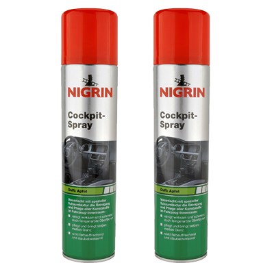 Nigrin 2x 400ml Cockpit-Spray Apfel [Hersteller-Nr. 74155] von NIGRIN