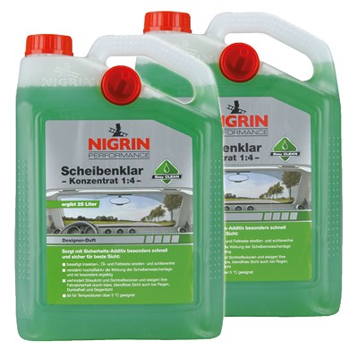 Nigrin 2x 5 L Performance Scheibenklar Konzentrat 1:4 [Hersteller-Nr. 74130] von NIGRIN