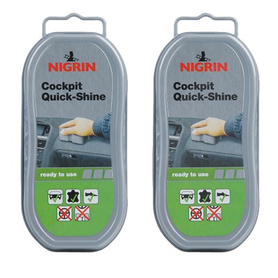 Nigrin 2x Cockpit Quick-Shine [Hersteller-Nr. 74186] von NIGRIN