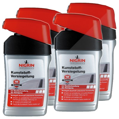 Nigrin 4x 300ml Performance Kunststoff-Versiegelung [Hersteller-Nr. 72936] von NIGRIN