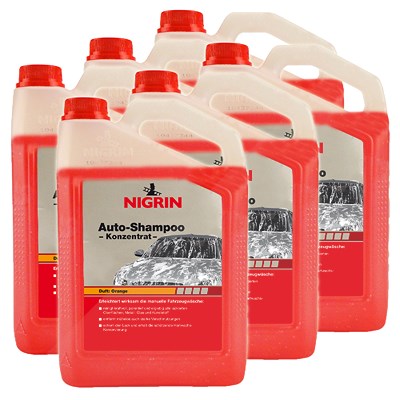 Nigrin 6x 3 L Auto-Shampoo Konzentrat [Hersteller-Nr. 72985] von NIGRIN