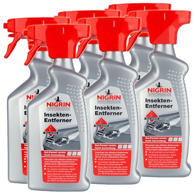 Nigrin 6x 500ml Performance Insekten-Entferner [Hersteller-Nr. 74019] von NIGRIN