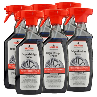 Nigrin 6x 750ml Performance Felgen-Reiniger EvoTec [Hersteller-Nr. 73929] von NIGRIN