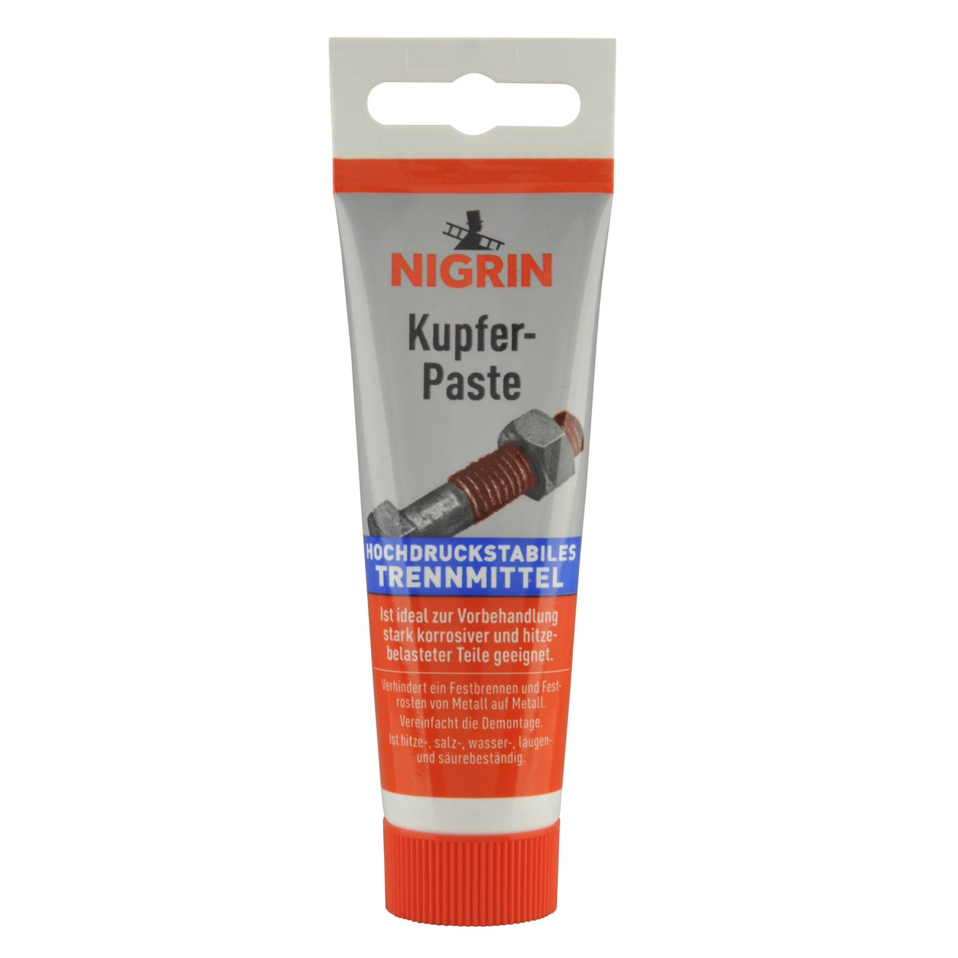 NIGRIN Kupfer-Paste, ideal zur Vorbehandlung, hochdruckstabiles Trennmittel, 50 g von NIGRIN