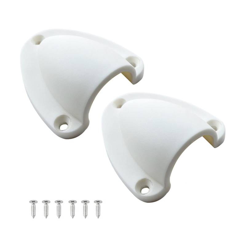 NIHUIFA Marine Yacht Kajak Hardware Zubehör Draht Kabel Vent Clamshell Vent mit Befestigungsschrauben Marine Draht Kabel Vent von NIHUIFA