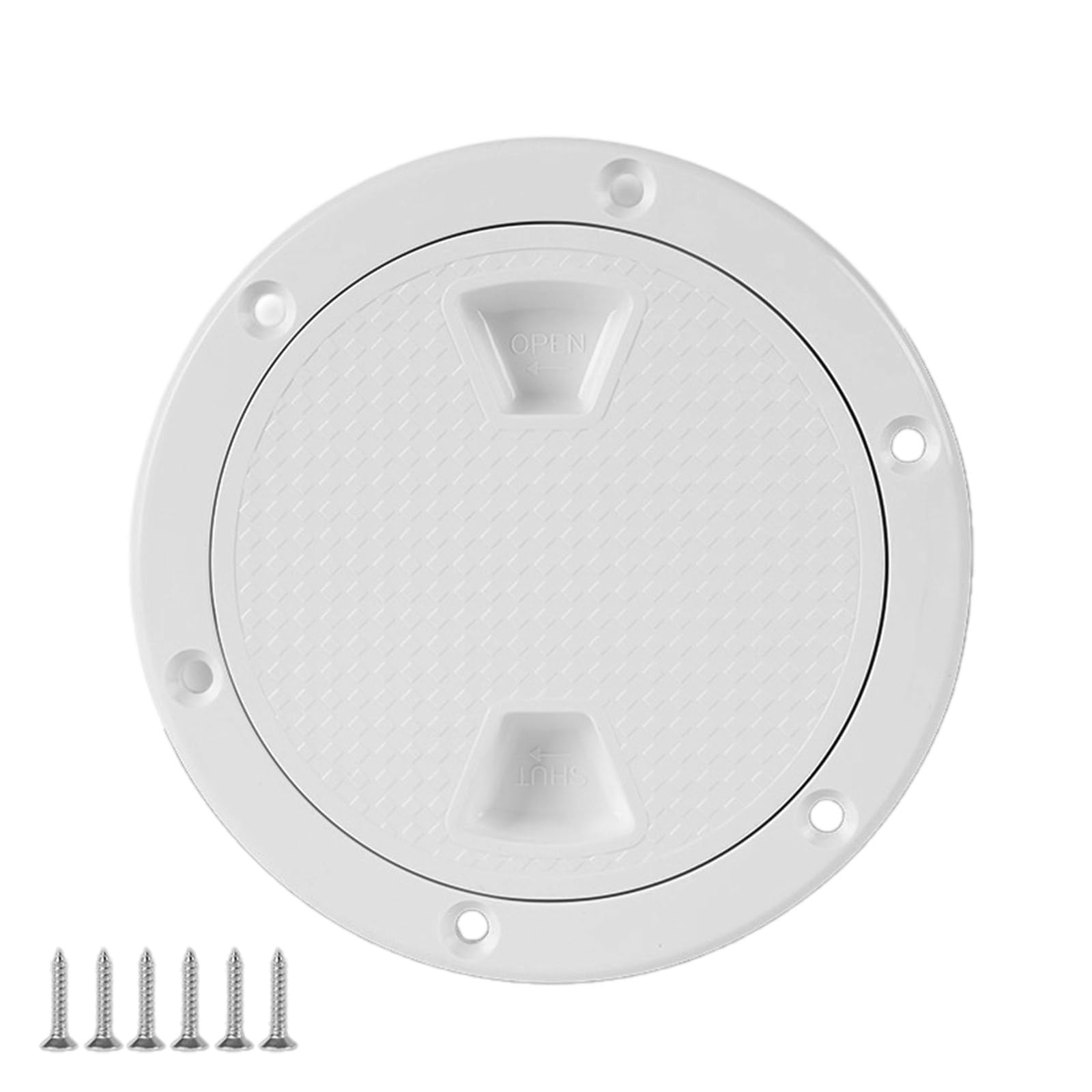 NIHUIFA Twist Screw Out Deck Plate 4/6/8 Zoll Runde Luken Nicht Rutschen Marine Luken Lange Service für Boote von NIHUIFA