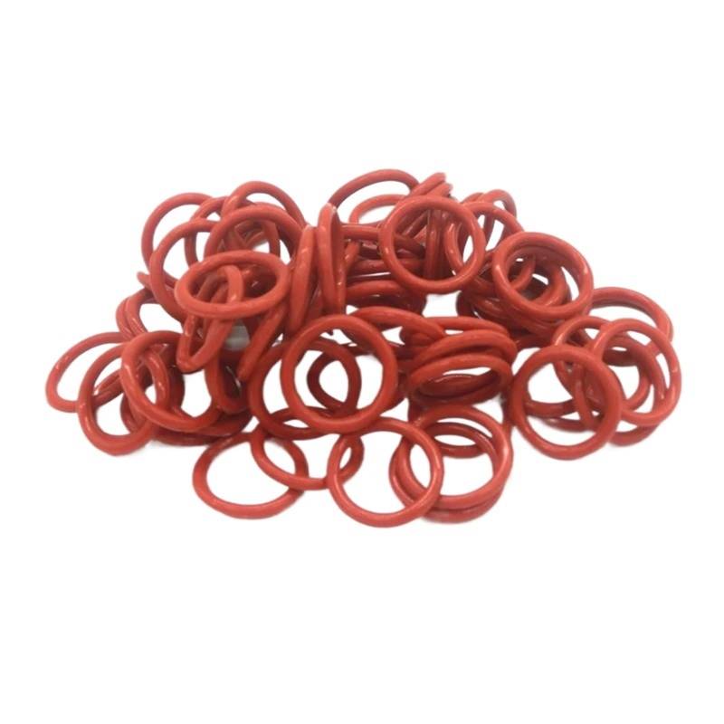 20 Stück 3 mm CS O-Ring-Dichtung, rotes Silikon, 31 mm–85 mm Außendurchmesser, O-Ring-Dichtung, gute Elastizität, VMQ O-Typ-Ring-Dichtungen, Dichtung, Gromment(38x32x3mm) von NIJLTCRBK