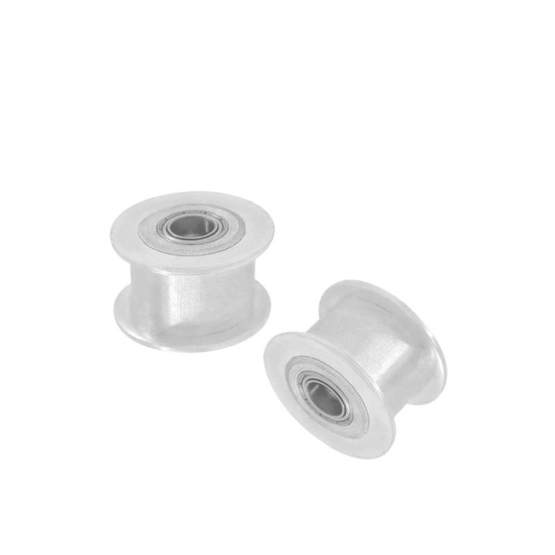 2PCS 3 Meter Umlenkrolle 15T ohne Zähne 3/4/5mm Bohrung Spannung Riemenscheibe Rad 11/16mm Riemenbreite Zahnriemenscheibe for 3D-Drucker(5mm,16mm) von NIJLTCRBK