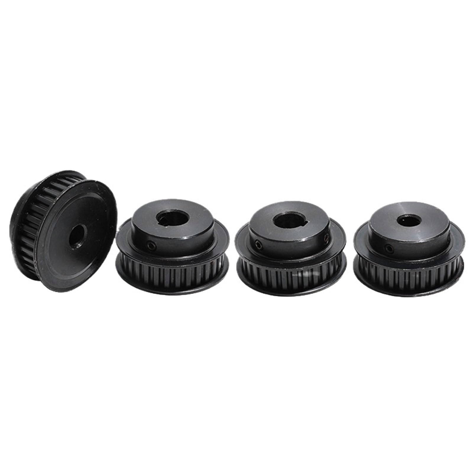 Schwarze Stahlräder, Riemenbreite 11 mm, XL42T 44T, Zahnriemenscheiben, Keilnutbohrung for Maschinenriemenscheibe(16mm,XL 42T_11MM) von NIJLTCRBK