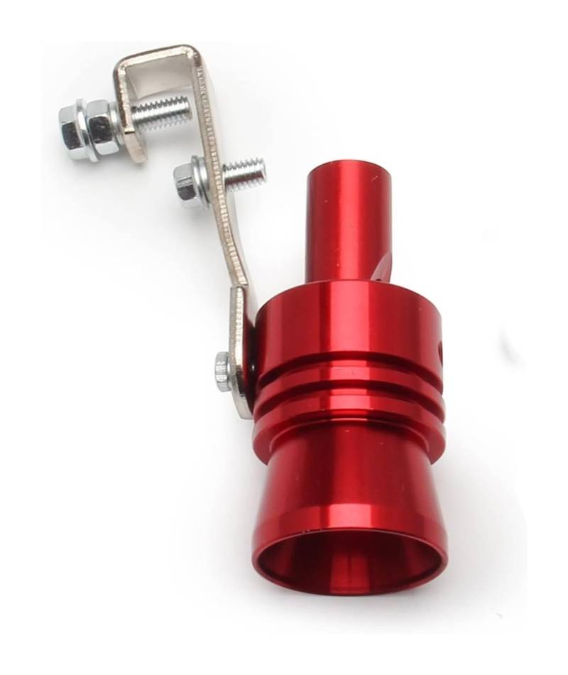 Auto Auspuff Endrohr Auspuffspitze Auto Turbmuffler Universal Sound Simulator Auto Turbo Sound Whistle Auspuffrohr Auspuffendrohr(rot,XL) von NIKISO