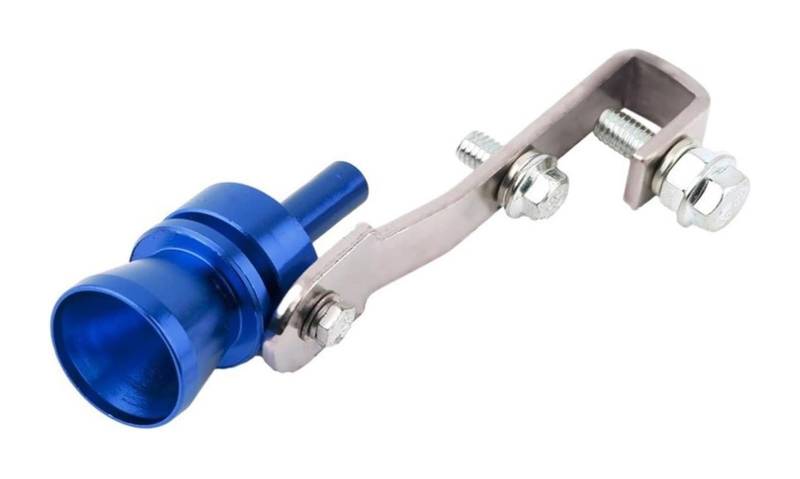 Auto Auspuff Endrohr Auspuffspitze Universal Sound Simulator Auto Turbo Sound Whistle Tuning Gerät Auspuffrohr Auspuffendrohr(Blau,M) von NIKISO