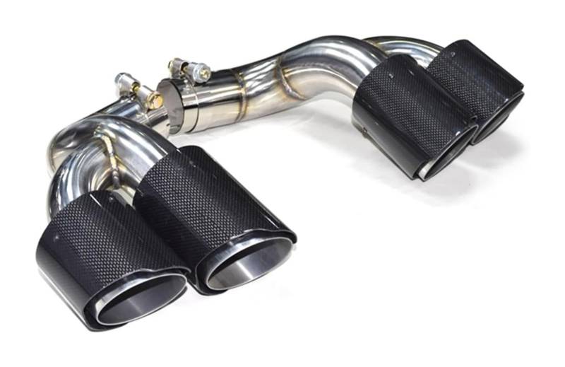 Auto Auspuff Endrohr Für B&MW Für X6 Für E71 2006-2014 Quad-Auspuffrohr Schalldämpfer Spitze Abgassystem Düse Auspuffabdeckung Auto Auspuffspitze(C F Exhaust) von NIKISO