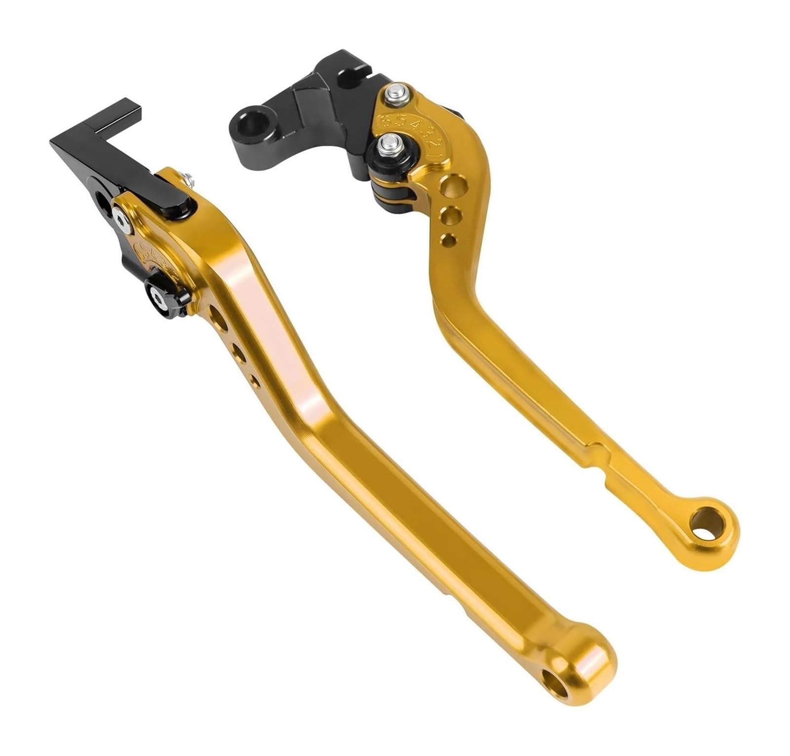 Brems Kupplungshebel Für A&prilia RS660 Für Tuono 660 Für Tuono660 2020-2023 Motorradzubehör CNC Lange Einstellbare Bremskupplungshebel(Gold) von NIKISO