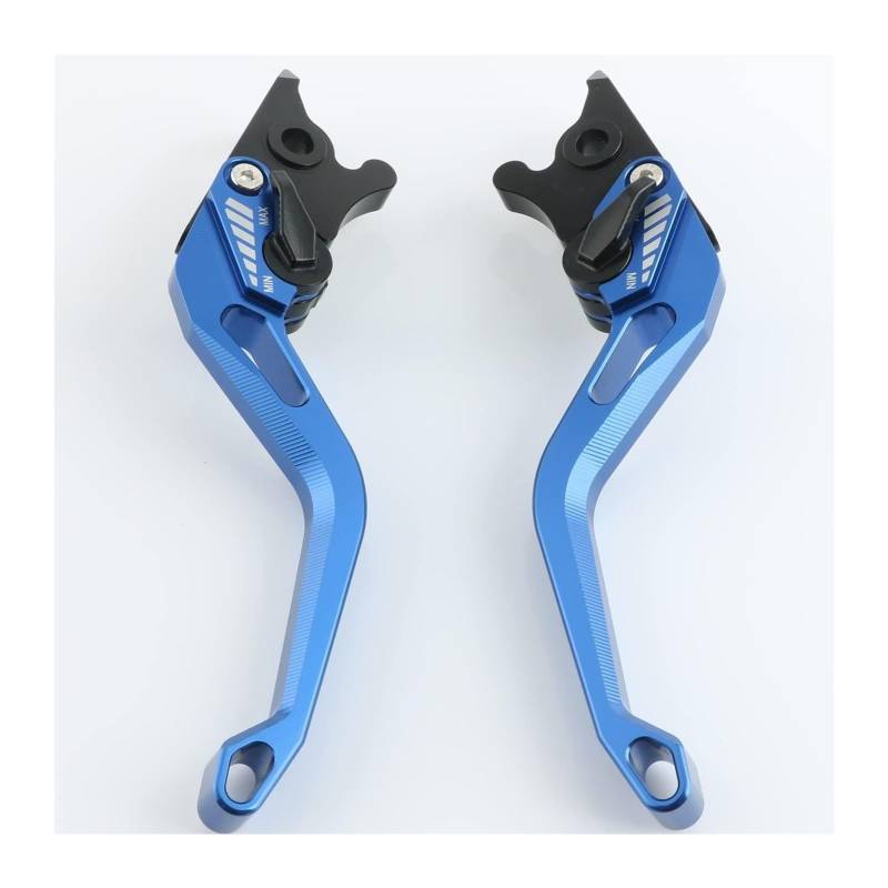 Brems Kupplungshebel Für CBR500R CBR500 R 2013–2018 Motorrad-Kupplungsbremshebel, Verstellbar, 3D-Rhombus-Textur, CNC-Aluminium(Blau) von NIKISO