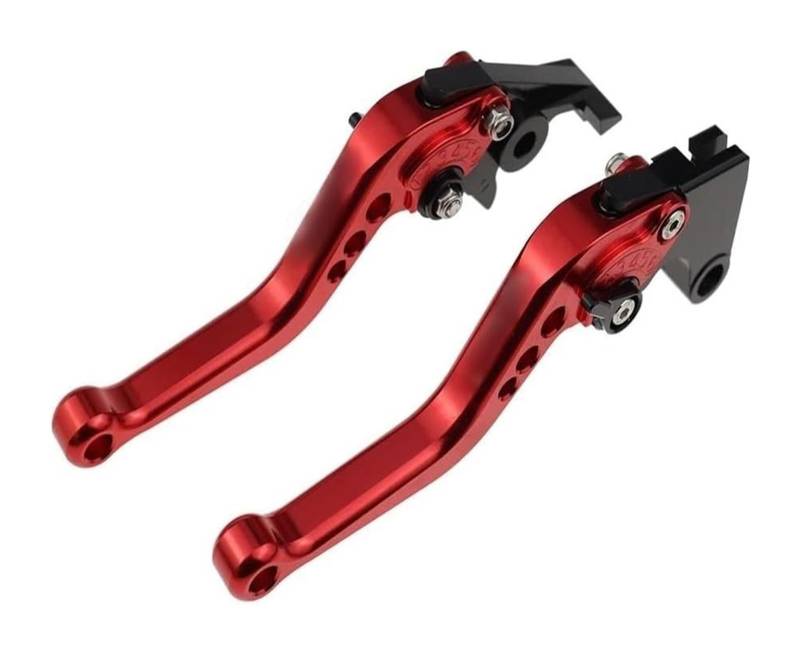 Brems Kupplungshebel Für Yama&ha NMAX125 NMAX150 NMAX155 2015-2023 Motorrad CNC Kurze Verstellbare Bremskupplungshebel(rot) von NIKISO