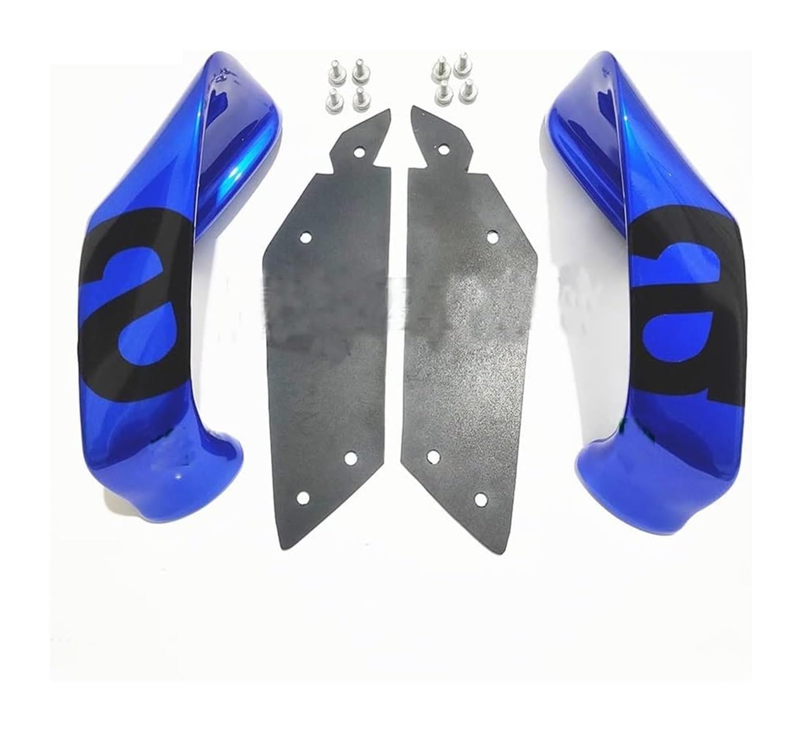 Für A&prilia RS4 125 50 RSV 1000R RS125 RSV1000 Flügel Aerodynamische Frontverkleidung Abtriebsspoiler Moto Teile Carbon Motorrad Seitenverkleidung(Blau) von NIKISO