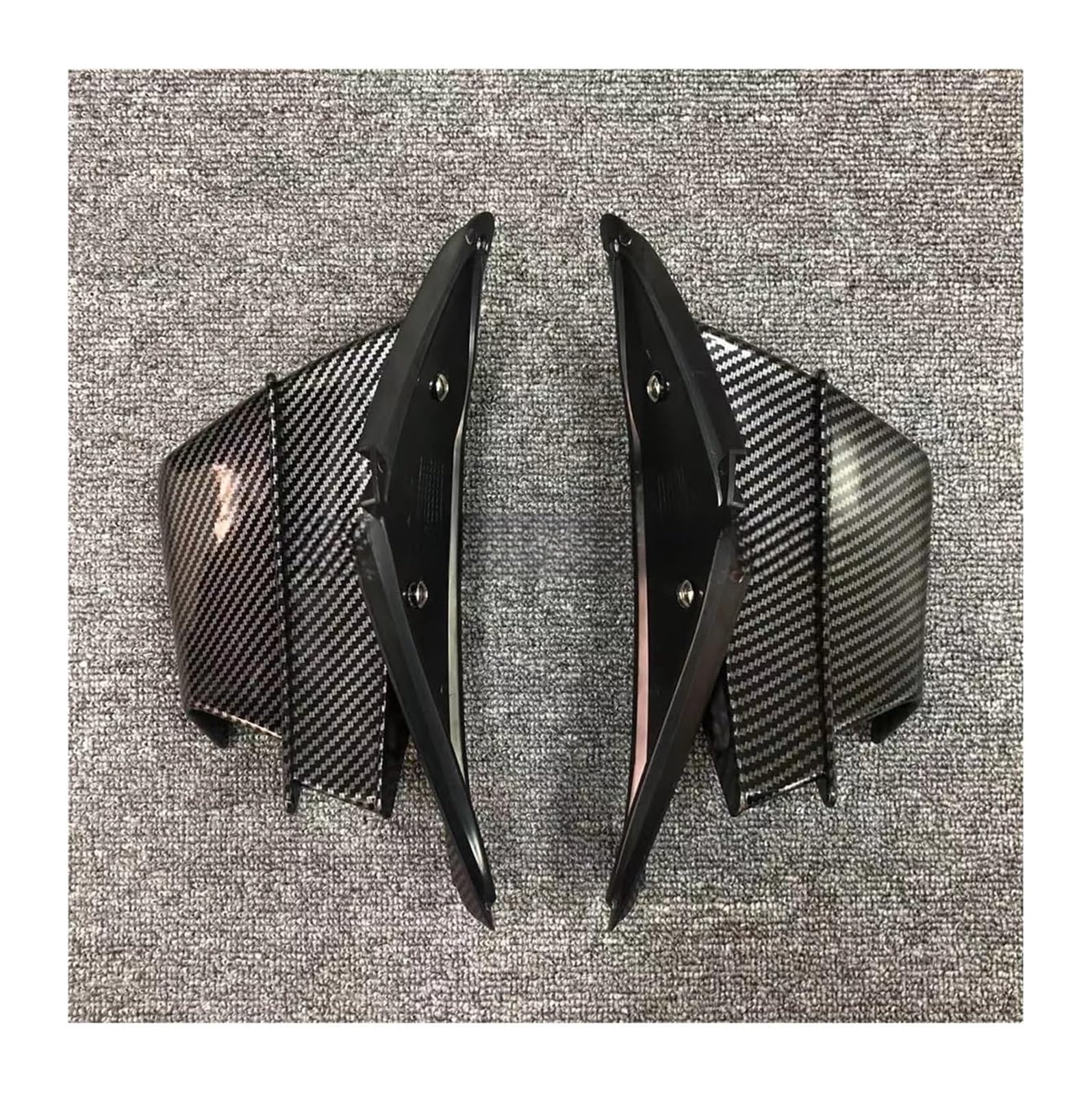 Für CB650R Für CBR650R 2019-2023 Seite Spoiler Gugel Motorrad Verkleidung Seite Winglet Aerodynamische Flügel Deflektor Spoiler Motorrad Seitenverkleidung(Carbon Fibre) von NIKISO