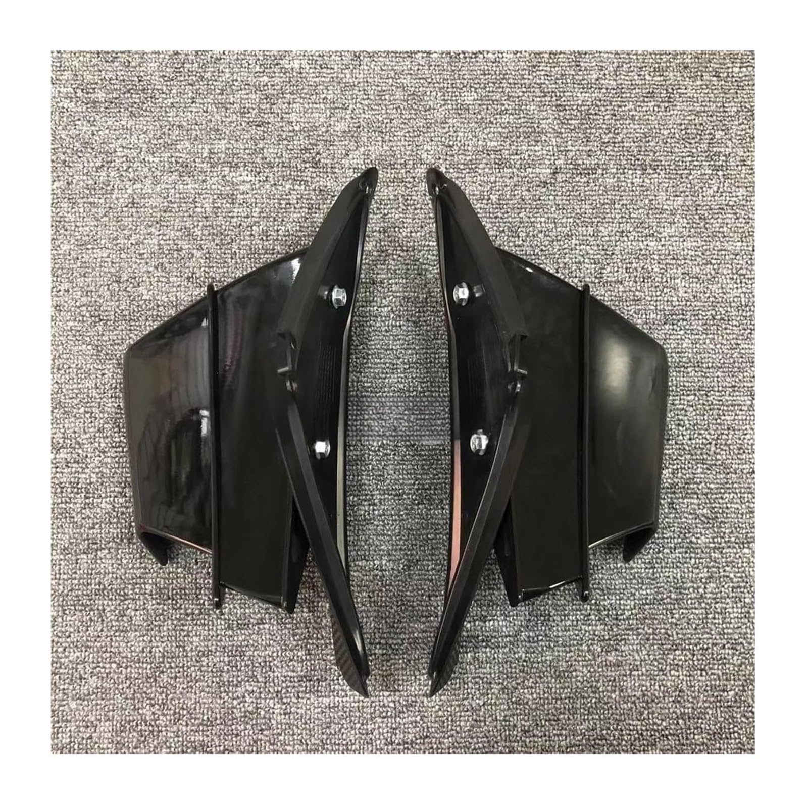 Für CB650R Für CBR650R 2019-2023 Seite Spoiler Gugel Motorrad Verkleidung Seite Winglet Aerodynamische Flügel Deflektor Spoiler Motorrad Seitenverkleidung(Schwarz) von NIKISO