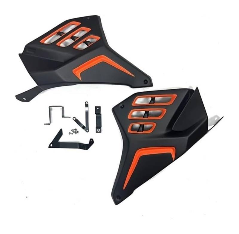 Für CBR650R Für CBR 650R 2019-2023 Motorrad Rahmen Spoiler Seite Gugel Abdeckung Panel Sitz Seite Verkleidung Motorrad Seitenverkleidung(Matte orange 01) von NIKISO