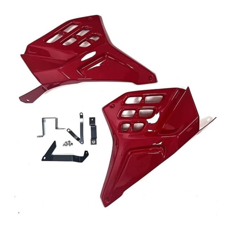 Für CBR650R Für CBR 650R 2019-2023 Motorrad Seite Abdeckung Panel Rahmen Gugel Verkleidung Rahmen Spoiler Seite Spoiler Gugel Motorrad Seitenverkleidung(Bright Red 01) von NIKISO