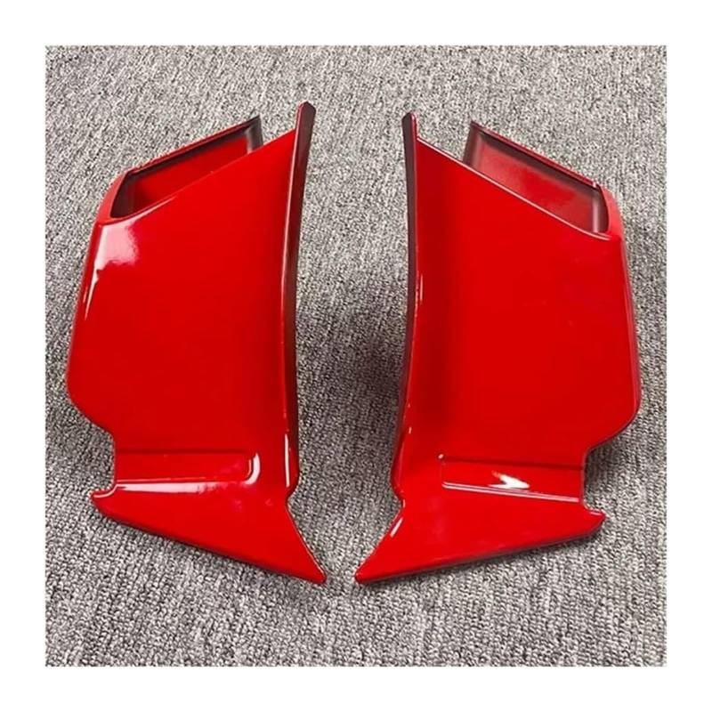 Für CBR650R Für CBR 650R 2019-2023 Motorrad Spiegel Vorne Winglets Aerodynamische Flügel Seite Flügel Spoiler Verkleidung Motorrad Seitenverkleidung(A Type Red) von NIKISO