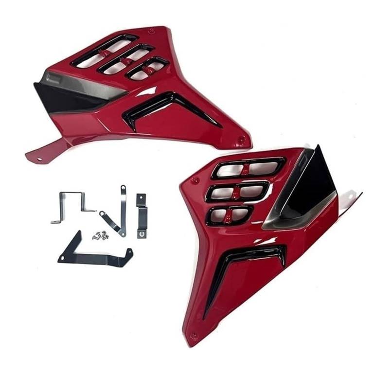 Für CBR650R Für CBR650R 2019-2023 Sitz Seite Verkleidung Rahmen Spoiler Seite Gugel Abdeckung Panel Seite Spoiler Gugel Motorrad Seitenverkleidung(Red Black) von NIKISO