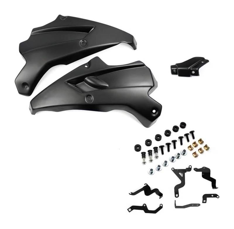 Für K&awasaki Für Z900 2017-2024 Chassis Guards Motor Spoiler Untere Verkleidung Gugel Abdeckung Rahmen Seite Panel Motorrad Motorrad Seitenverkleidung(Black 2017-2019) von NIKISO