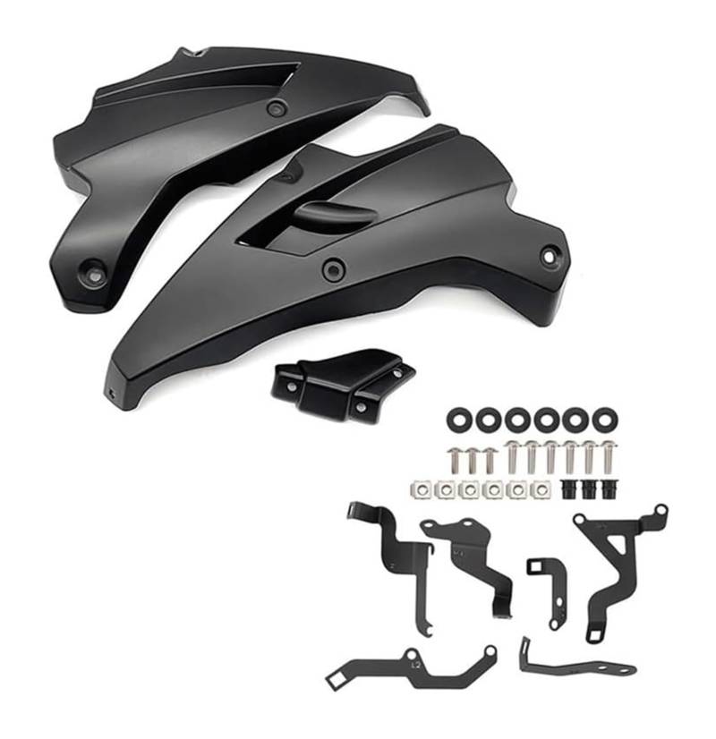 Für K&awasaki Für Z900 2017-2024 Motorrad Motor Spoiler Untere Panel Verkleidung Abdeckung Rahmen Schutz Motorrad Seitenverkleidung(Black 2017-2019) von NIKISO