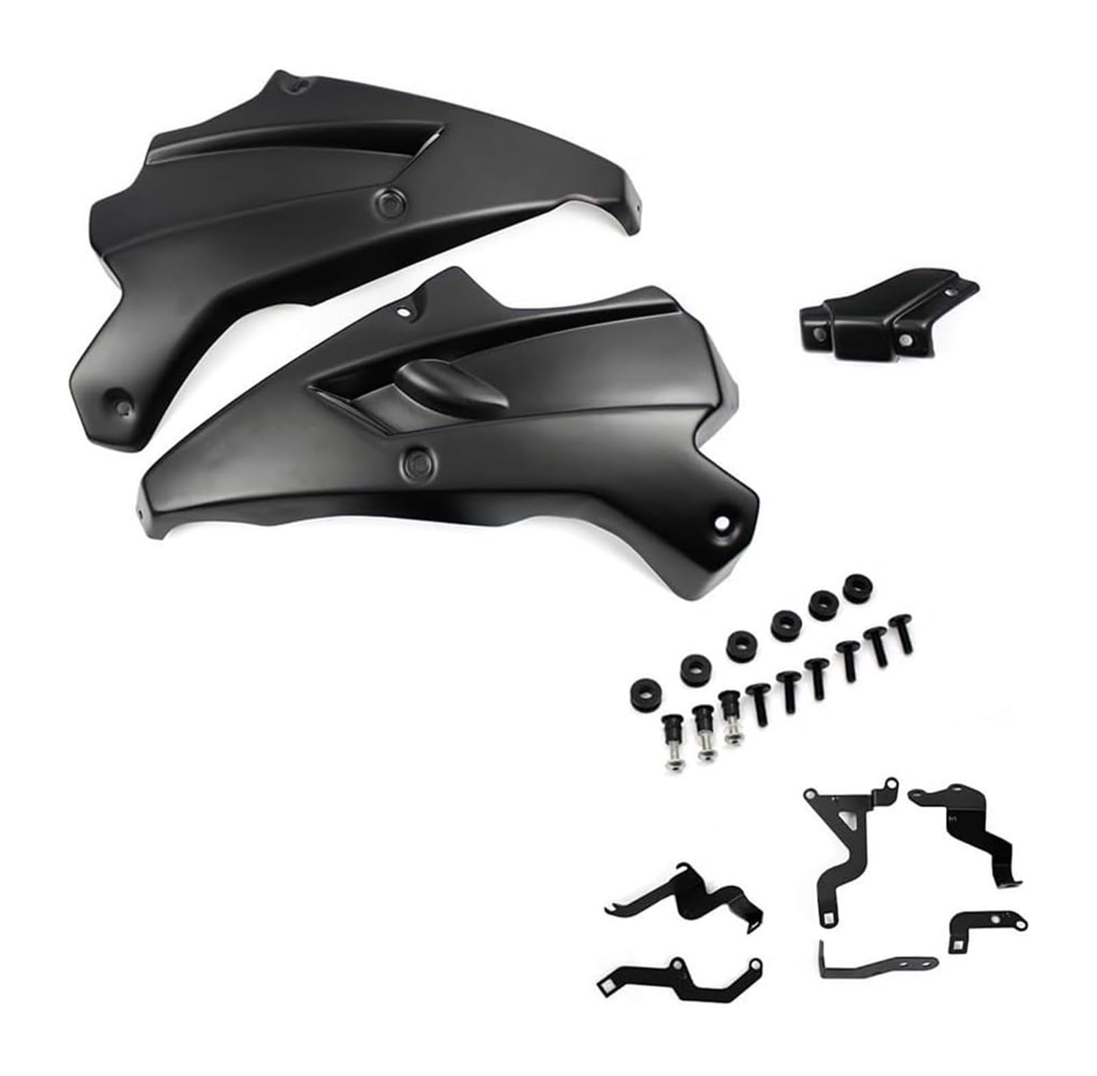 Für K&awasaki Für Z900 2017-2024 Motorrad Zubehör Bauch Pan Motor Spoiler Untere Verkleidung Cowling Abdeckung Rahmen Panel Motorrad Seitenverkleidung(Black2017-2019) von NIKISO