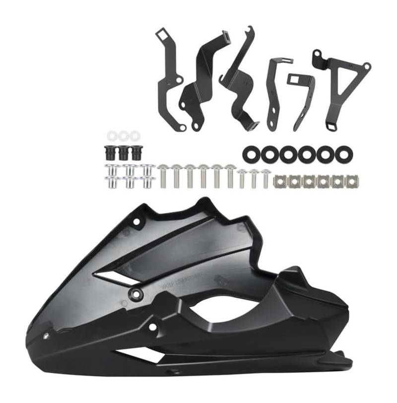 Für K&awasaki Für Z900 2017-2024 Motorrad Zubehör Bauch Pan Motor Spoiler Untere Verkleidung Cowling Abdeckung Rahmen Panel Motorrad Seitenverkleidung(Black2020-2024) von NIKISO