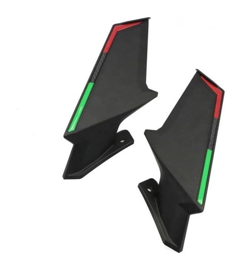 Für K1600 GT/GTL Für R1200GS Für R1200GS Für Adventure Für R1200R Motorrad Winglet Aerodynamische Flügel Kit Spoiler Motorrad Seitenverkleidung(Blau) von NIKISO