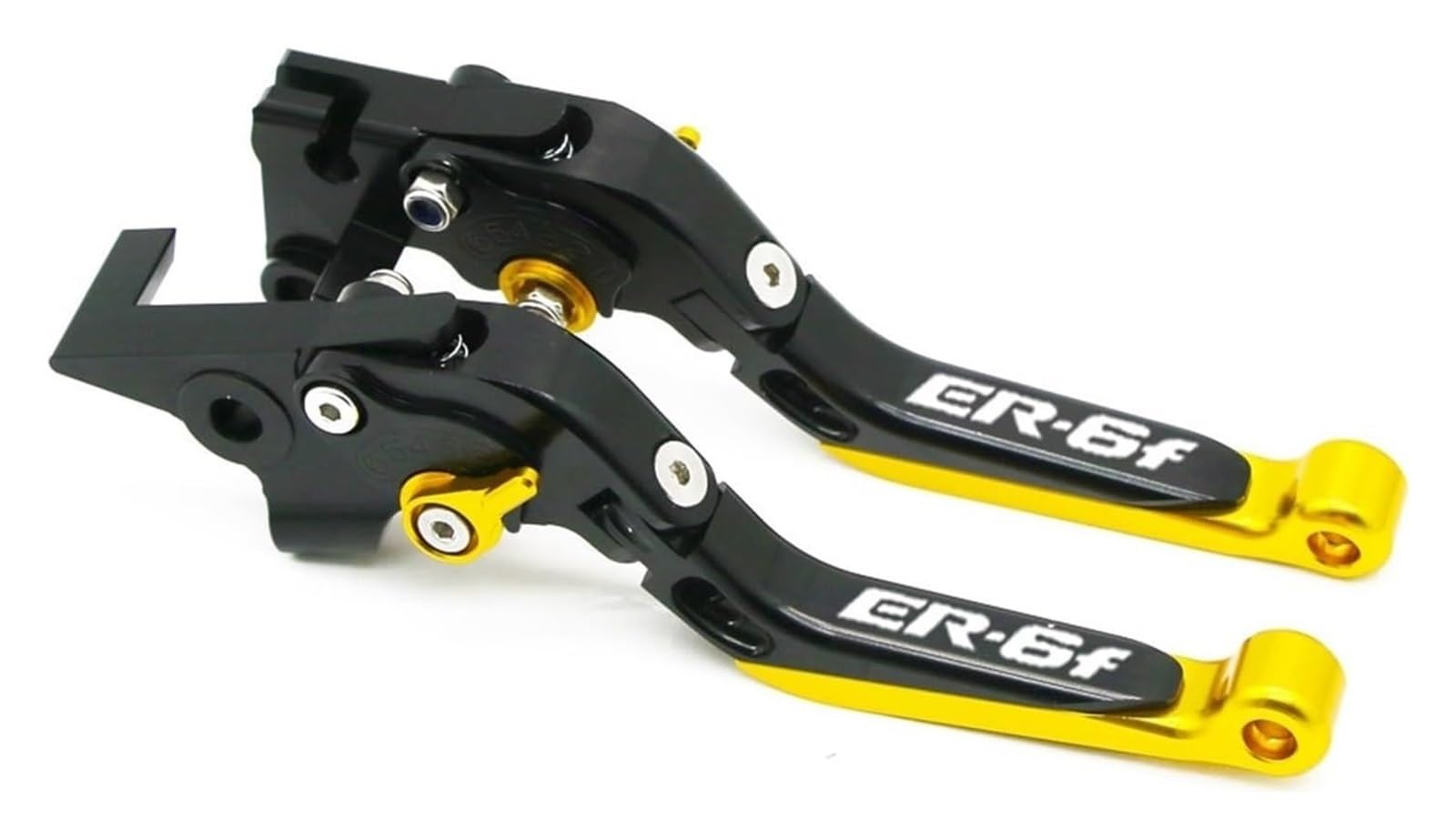 Für Kawa&saki ER-6F ER 6 F ER6 F ER6F 2009-2016 Bremskupplungshebel Motorrad Handbremse Klappbar Ausziehbarer Einstellbarer Bremskupplungshebel Kupplung Bremshebel Sets(6) von NIKISO