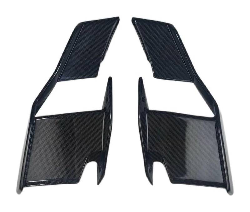 Für S1000R Für S 1000R Für M1000R 2021-2024 Motorrad Aerodynamische Seite Spoiler Verkleidung Fixed Wing Kit Motorrad Seitenverkleidung(Carbon Fiber) von NIKISO