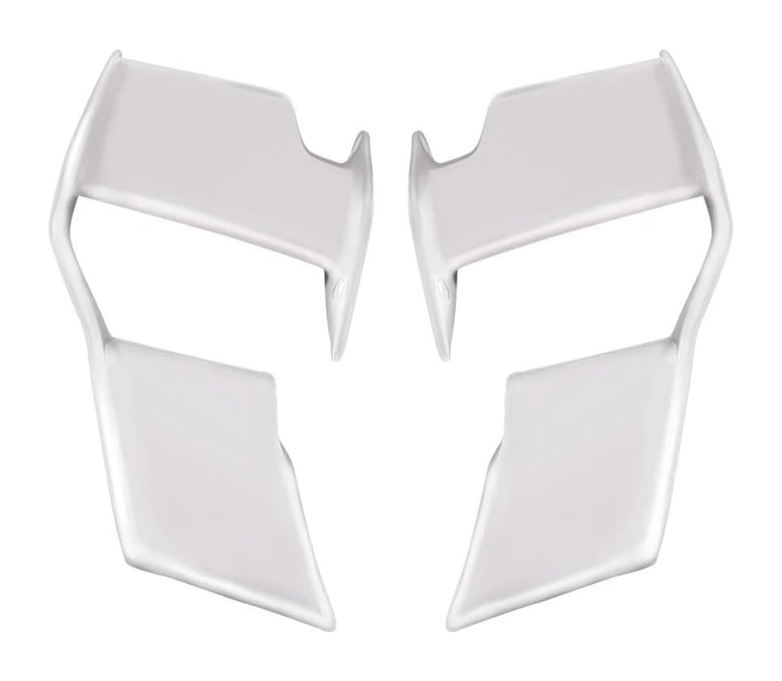 Für S1000R Für S 1000R Für M1000R 2021-2024 Motorrad Aerodynamische Seite Spoiler Verkleidung Fixed Wing Kit Motorrad Seitenverkleidung(Weiß) von NIKISO