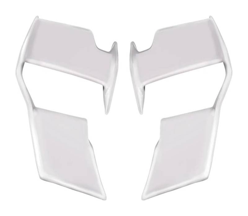 Für S1000R Für S 1000R Für M1000R 2021-2024 Motorrad Aerodynamische Seite Spoiler Verkleidung Fixed Wing Kit Motorrad Seitenverkleidung(Weiß) von NIKISO