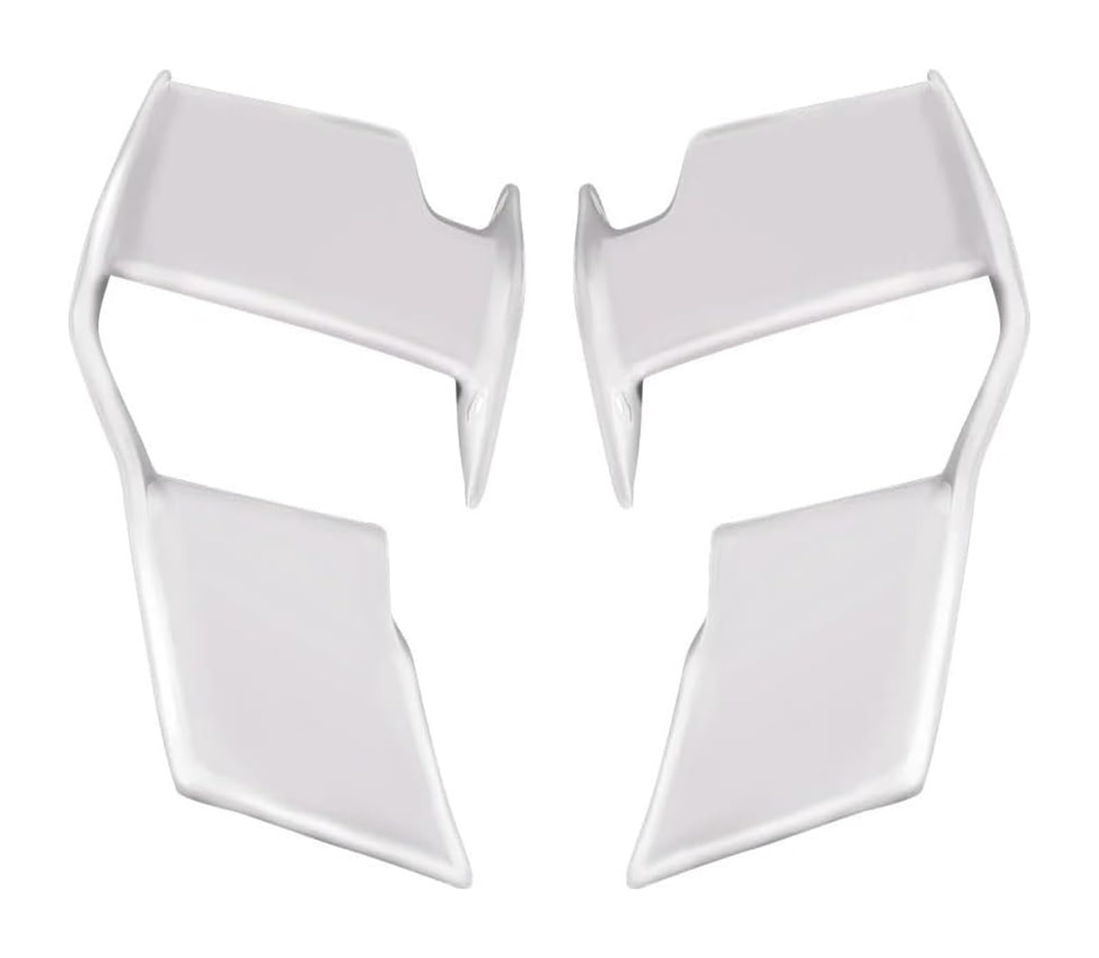 Für S1000R Für S 1000R Für M1000R 2021-2024 Seite Spoiler Gugel Motorrad Aerodynamische Seite Spoiler Verkleidung Fixed Wing Kit Motorrad Seitenverkleidung(Weiß) von NIKISO