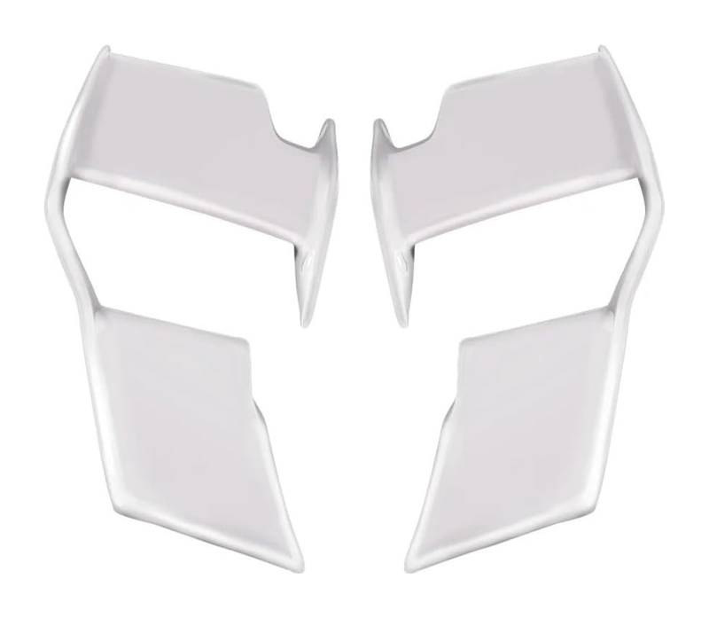 Für S1000R Für S 1000R Für M1000R 2021-2024 Seite Spoiler Gugel Motorrad Aerodynamische Seite Spoiler Verkleidung Fixed Wing Kit Motorrad Seitenverkleidung(Weiß) von NIKISO