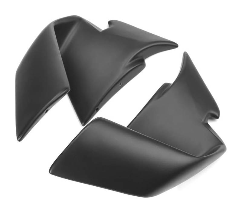 Für S1000RR Für M1000RR 2022 Motorrad Verkleidung Zubehör Vorne Aerodynamische Spoiler Winglet Windschutzscheibe Flügel Motorrad Seitenverkleidung(Matte Black Color) von NIKISO