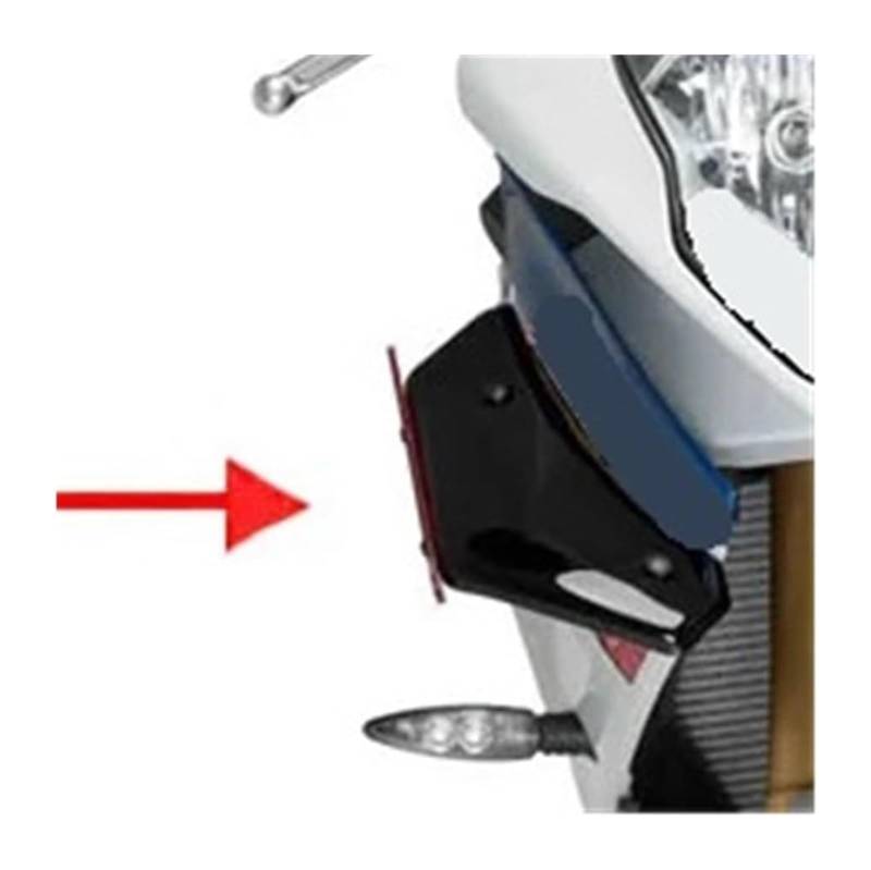 Für S1000RR S 1000 RR 1000RR 2019-2021 Motorrad Seite Abtrieb Sport Spoiler Aerodynamische Feste Winglet Verkleidung Flügel Abdeckung Motorrad Seitenverkleidung(Carbon B) von NIKISO