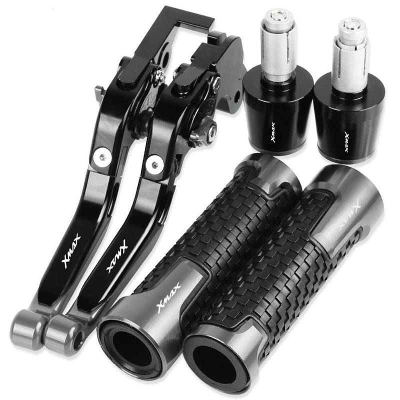 Für Y&AMAHA Für XMAX 250 Motorradbremsen Spurstange Handbremse Bremskupplungshebel Lenker Hand Kupplung Bremshebel Sets(14) von NIKISO