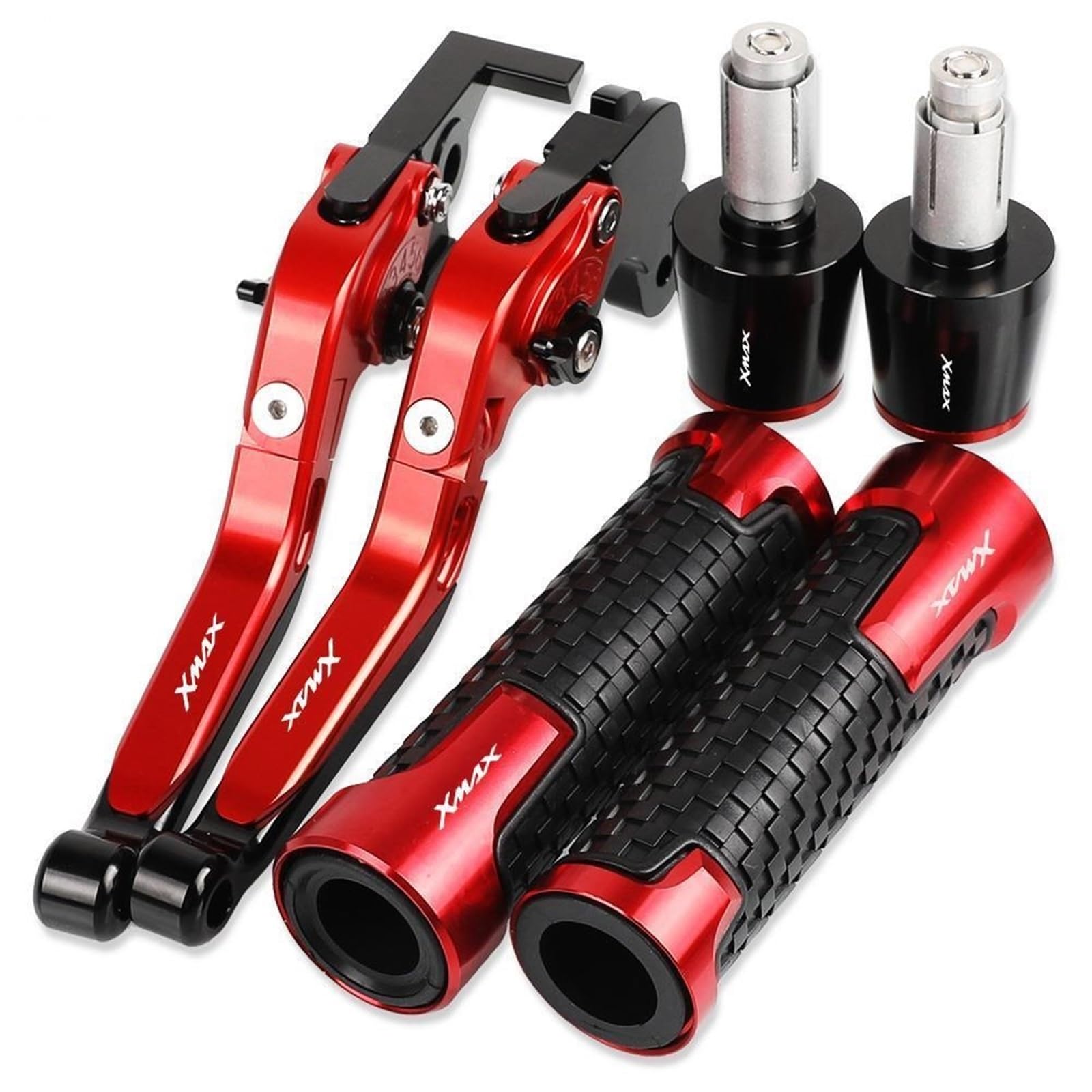 Für Y&AMAHA Für XMAX 250 Motorradbremsen Spurstange Handbremse Bremskupplungshebel Lenker Hand Kupplung Bremshebel Sets(16) von NIKISO