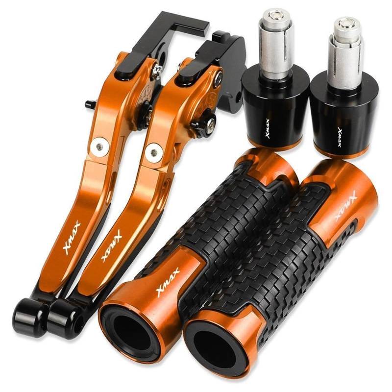 Für Y&AMAHA Für XMAX 250 Motorradbremsen Spurstange Handbremse Bremskupplungshebel Lenker Hand Kupplung Bremshebel Sets(22) von NIKISO