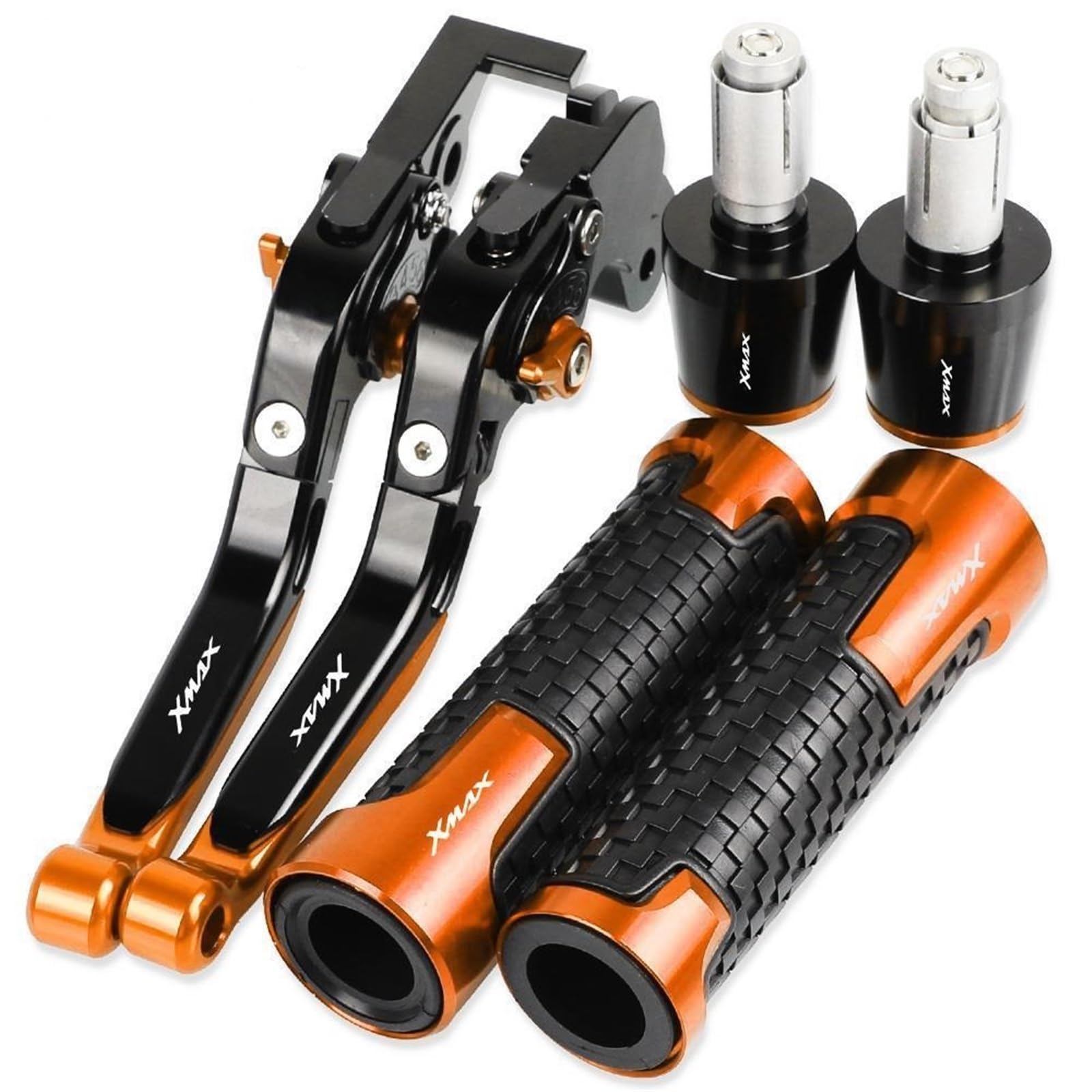 Für Y&AMAHA Für XMAX 250 Motorradbremsen Spurstange Handbremse Bremskupplungshebel Lenker Hand Kupplung Bremshebel Sets(23) von NIKISO