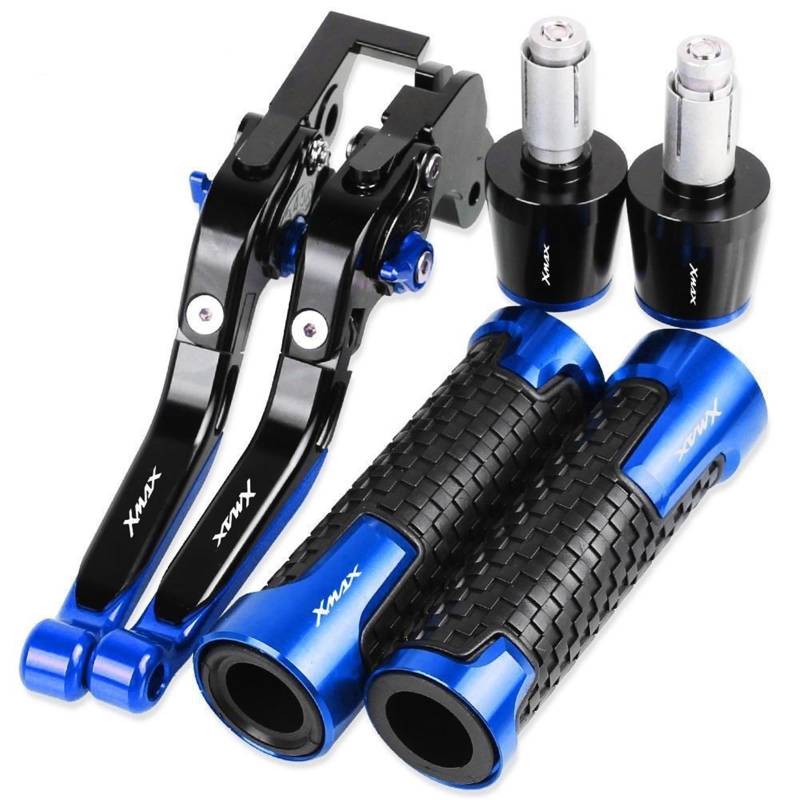 Für Y&AMAHA Für XMAX 250 Motorradbremsen Spurstange Handbremse Bremskupplungshebel Lenker Hand Kupplung Bremshebel Sets(6) von NIKISO